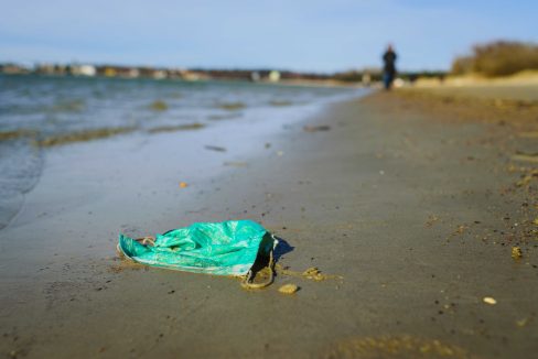 Pollution masques jetables